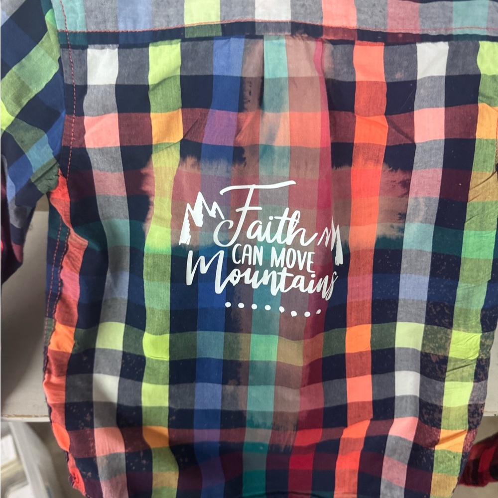 Target Multicolor Plaid Button Down Shirt